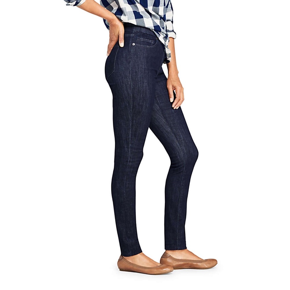 Lands’ End Mid rise Pull-On Skinny Jean